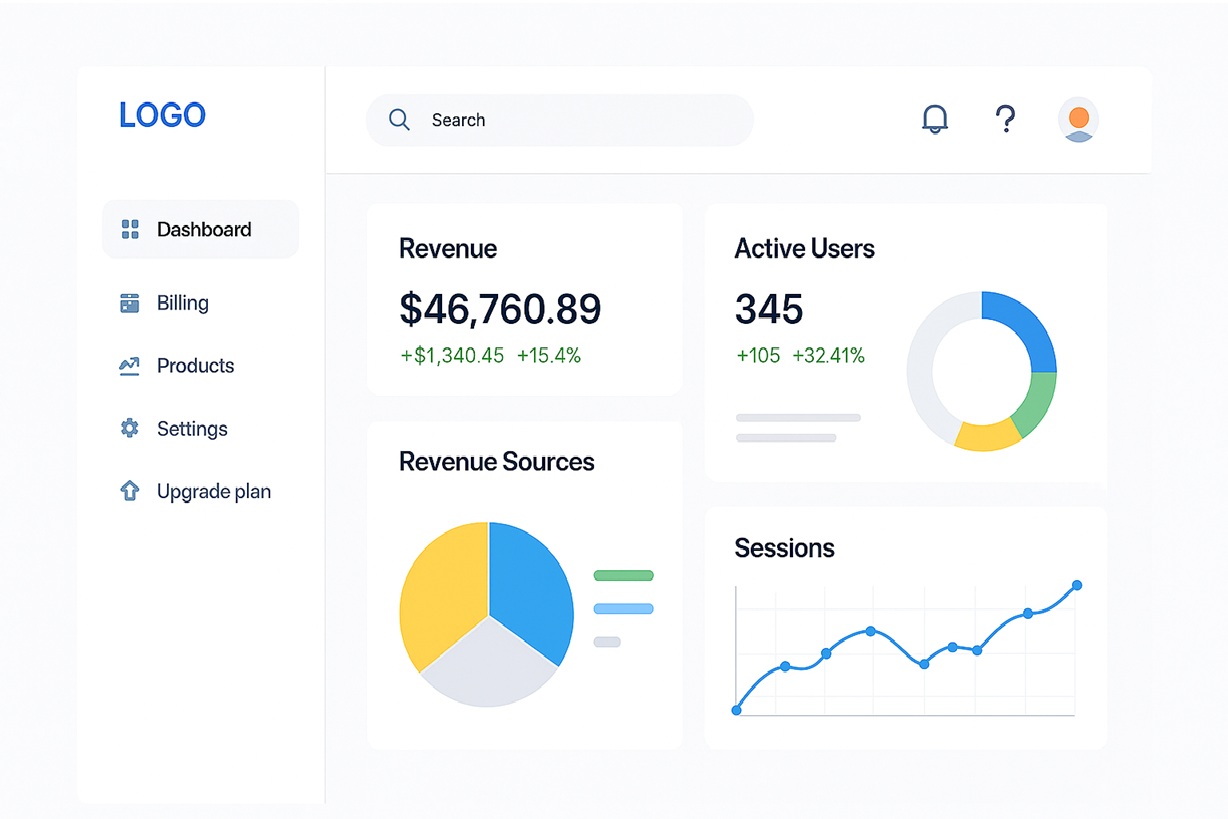 Data Management Platform Dashboard